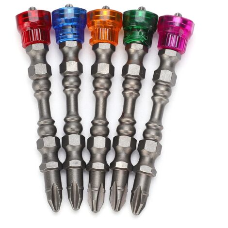 5 Pièces Embouts à Vis pour Placo Tournevis Cruciforme Multifonction Boulonnerie Fournitures Industrielles