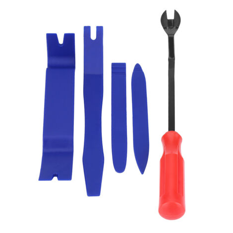 5 pièces en plastique dur Auto voiture stéréo Radio porte Clip panneau tableau de bord suppression de garniture installer ensemble d'outils