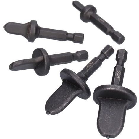 5 pièces ensemble d'extenseur de Tube poignée hexagonale tuyau embouts de sertissage tube de cuivre étendre dispositif outil d'alésage de conduit pièces d'entretien de climatiseur 3/4in 5/8in 1/2in 3/
