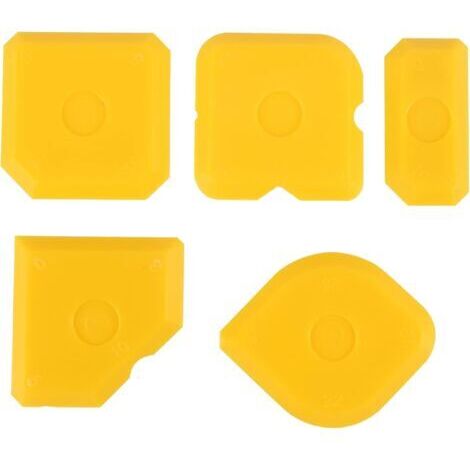5 Pièces Ensemble D'Outil Pour Grattoir Ensemble De Jointoiement Dissolvant De Coulis À La Truelle Spatule De Lissage Des Joints De Silicone