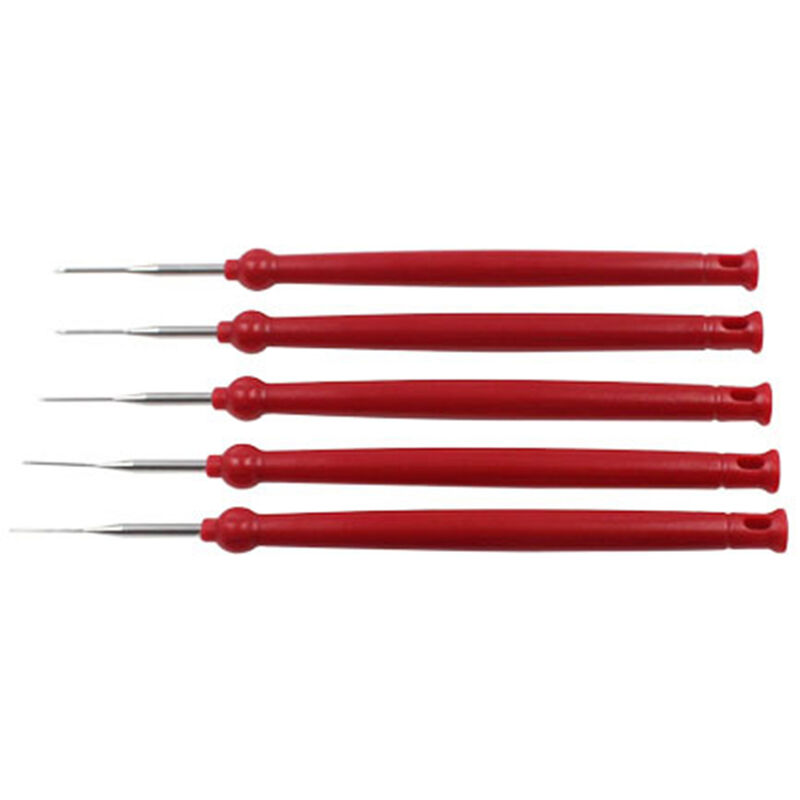 Asupermall - 5 Pieces/Ensemble Faisceau De Cables Automobile Prise Terminal Prise Broche Retrait Kit D'Outils De Demontage, Rouge