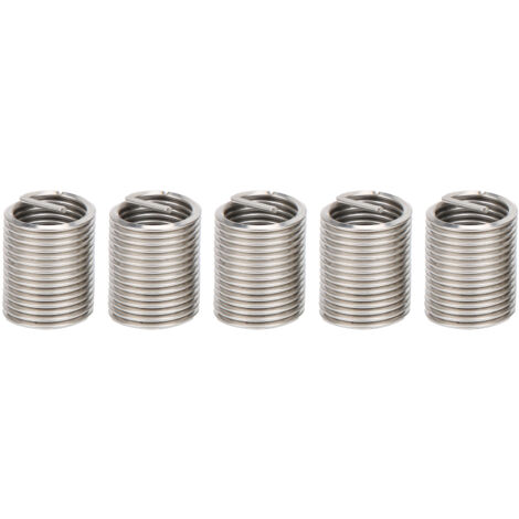 5 Pièces Filetage Mâle Femelle Écrou Réducteur de Réparation Outil Acier Inoxydable Fixation M22x2.5x2D