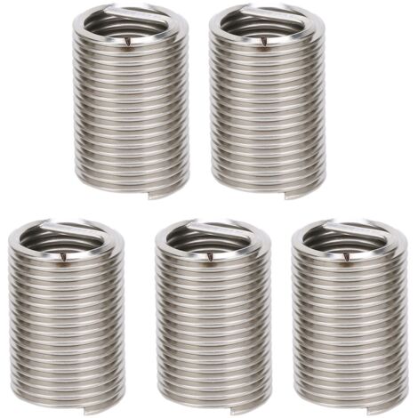 5 Pièces Filetage Mâle Femelle Écrou Réducteur Outil Réparation Acier Inoxydable Fixation M24x3x2.5D