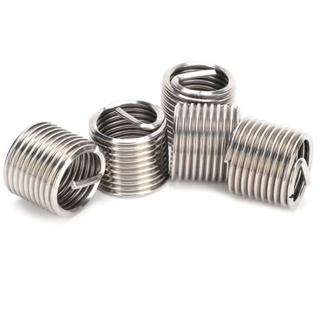 5 Pièces Filetage Mâle Femelle Réducteur Écrou Réparation Acier Inoxydable Attache Fil M24x3x1.5D