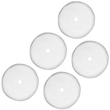 5 Pièces Filtre en Acier Inoxydable 80 Mailles pour Cafetière à Piston 350ml