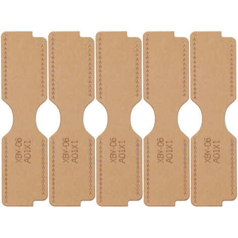 5 Pièces Gabarit en Cuir Acrylique pour Briquet DIY - Modèle Décoratif Créatif