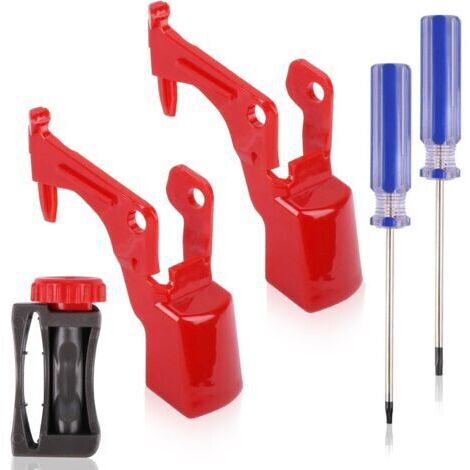 5 Pieces Gâchette Interrupteur V11 V10 Pince de Commande du Bouton on/Off Compatible avec Dyson V15 V6 V8 V7 V10 V11(2 Tournevis)