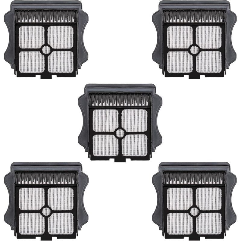 (5 pieces) HEPA Filters Compatible with Tineco iFloor 3/ Floor One S3/ Floor One S5/ Floor One S5 Pro 2, Filter Kit for Wet and Dry Vacuum Cleaners,