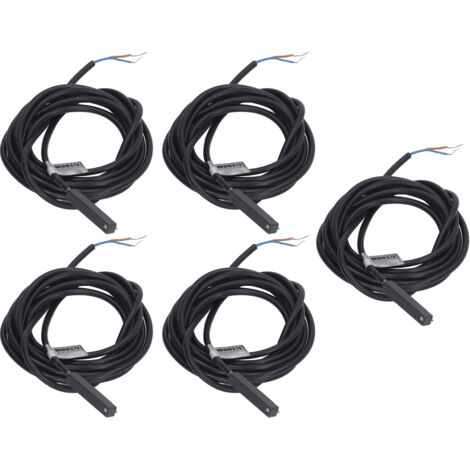 5 pièces interrupteur à capteur magnétique inductif haute fréquence ABS 2 fils NO 100mA AC DC 5-240V