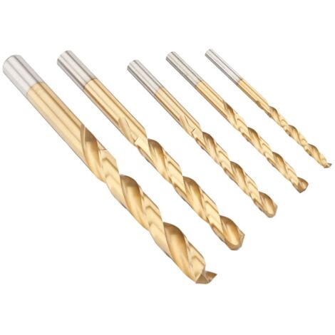 5 pièces jeu de forets Irwin HSS Titanium 4-10 mm