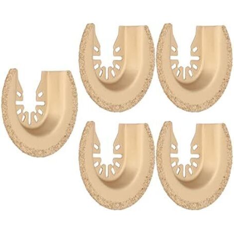5 Pièces Lame de Scie Oscillante Semi-circulaire Incisive Outil Multiple Oscillant électrophorèse Accessoire D'outil -
