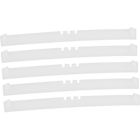 5 pièces Lames de Raclette Silicone Flexibles pour Nettoyage Rapide
