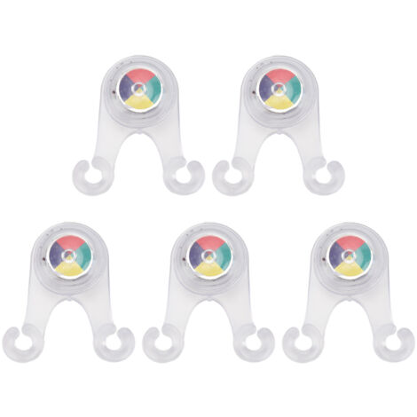 5 Pièces Lampe LED de Sécurité pour Camping, Éclairage d'Ambiance pour Tente et Store, Signalisation Lumineuse Colorée