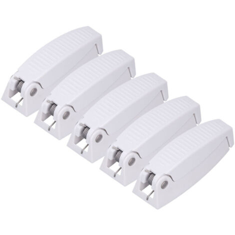 5 Pièces Loquet de Porte ABS pour Camping-Car, Attache de Porte de Stockage Caravane, Fermeture Sécurisée pour Compartiment à Bagages