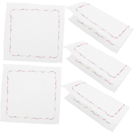 5 Pièces Lot de Torchons Vaisselle Microfibre Épais Super Absorbants pour