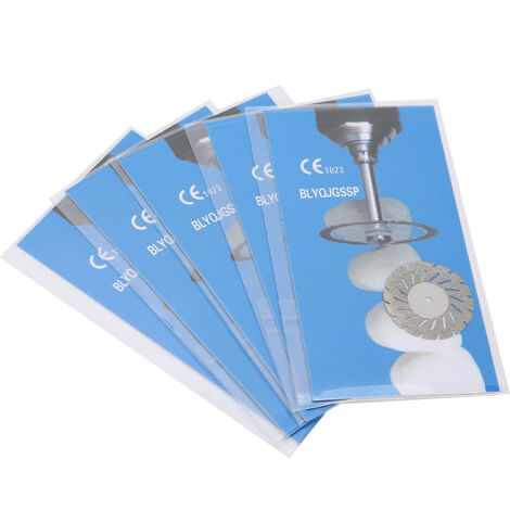 5 pièces / lot Disque diamanté dentaire double face pour coupe et polissage - Outil de soin bucco-dentaire