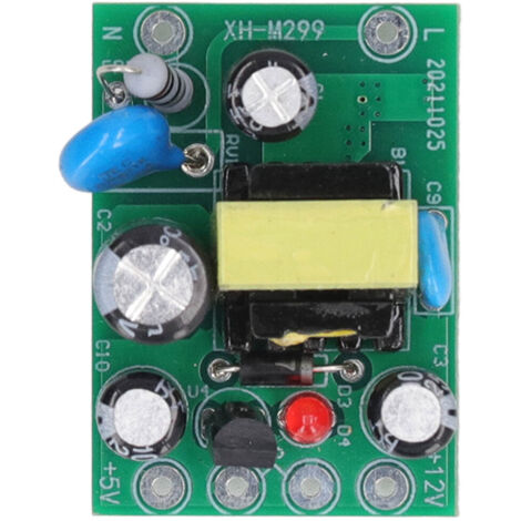 5 Pièces Module d'Alimentation AC/DC Isolé 110‑240V Entrée 12V 5V Sortie Accessoire