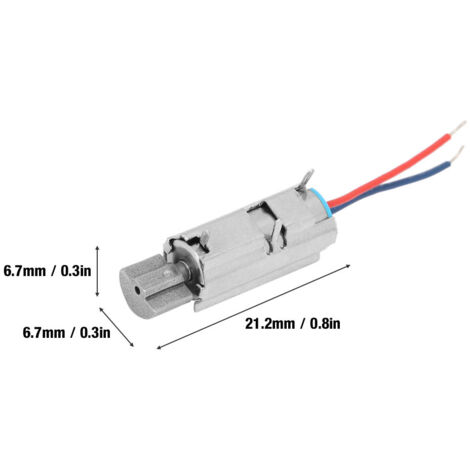 5 Pièces Moteur Vibrant Sans Cœur Miniature 11500 tr/min pour Équipement de Détection Portable