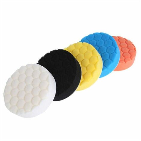 Tampon De Polissage Bleu Moyen 125mm Pour Perceuse - Vroomer - Neuf Dans Son Emballage