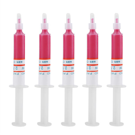 5 pièces Pâte de Polissage Diamantée pour Métal, Tube Aiguille, Grain 4000 W2.5 - Abrasif Haute Précision