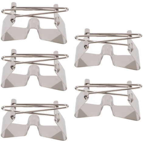 5 Pièces Pinces Toile Humide Alliage Aluminium Acier Inoxydable Résistant Portable pour Cadre Peinture à l'Huile