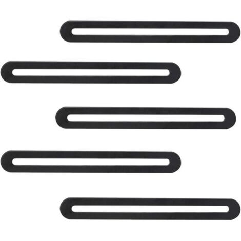 5 Pièces Plaque Perforée Équerres Connecteurs Plats Réglables en Acier Inoxydable,Plaque de Renfort Métallique, pour Réparer et Réparer le Bois, les Meubles