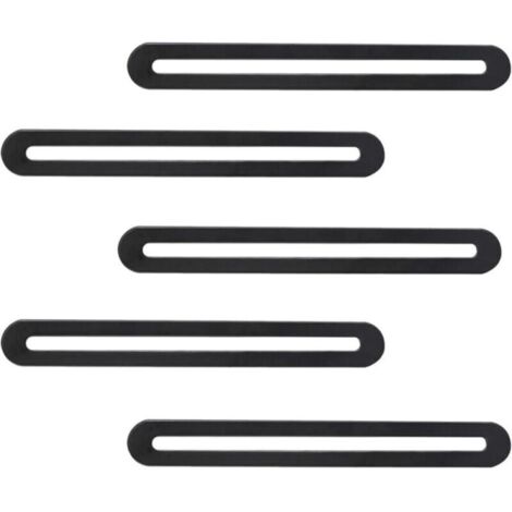 5 Pièces Plaque Perforée Équerres Connecteurs Plats Réglables en Acier Inoxydable,Plaque de Renfort Métallique, pour Réparer et Réparer le Bois, les Meubles