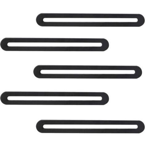 5 Pièces Plaque Perforée Équerres Connecteurs Plats Réglables en Acier Inoxydable,Plaque de Renfort Métallique, pour Réparer et Réparer le Bois, les Meubles