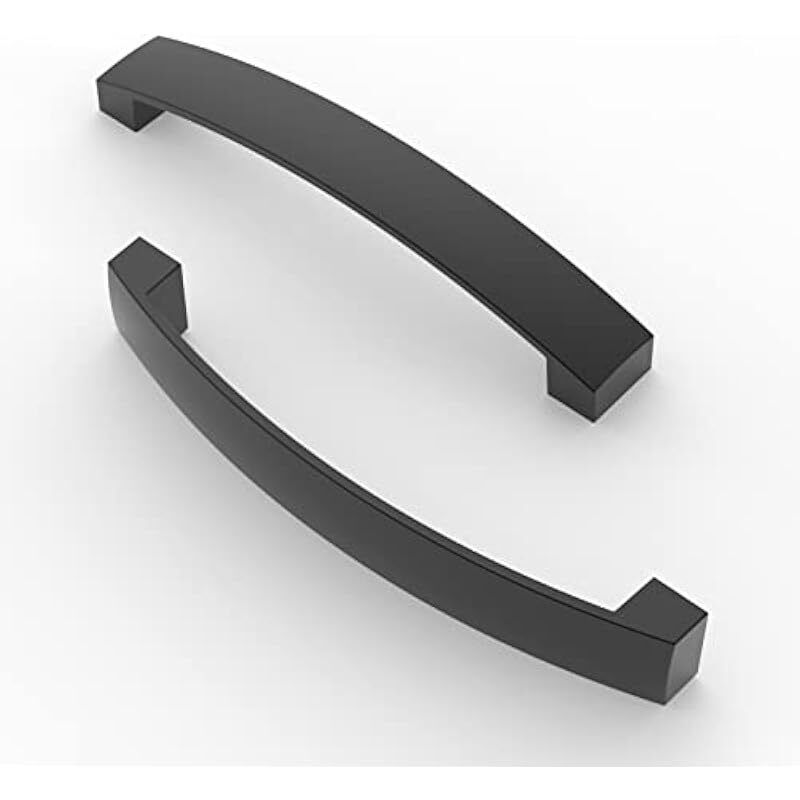 5 pièces Poignée de meuble, Pas de trou de 128 mm, poignée de cuisine Cabinet Arch Pull, pour porte d'armoire de cuisine, tiroir de commode de