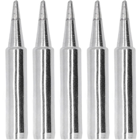 5 pièces pointes de fer à souder BGA, kit têtes de soudure cuivre pour station 900M (type cône B)