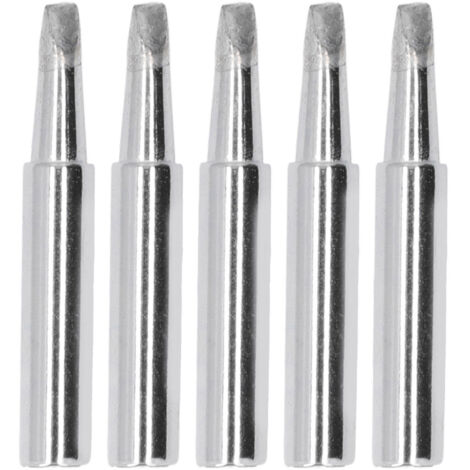 5 pièces pointes de fer à souder BGA, kit têtes de soudure en cuivre pour station 900M, type plat 3.2D