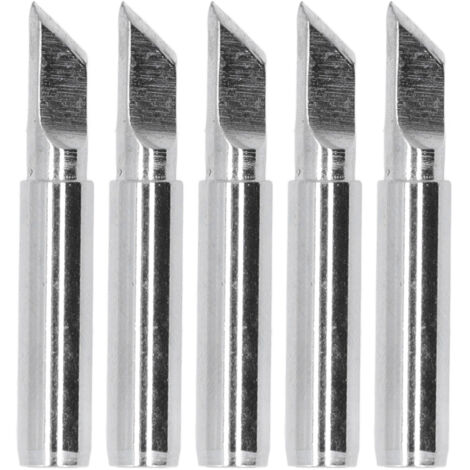 5 pièces pointes de fer à souder BGA, kit têtes soudure cuivre pour station 900M (type lame)