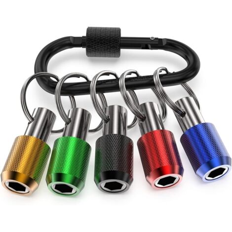 5 pièces porte-embouts tournevis adaptateur extension pour visseuse électrique, 5 couleurs