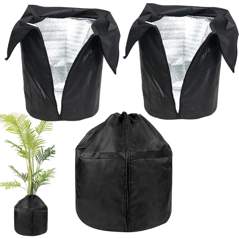 3 Pièces Pot De Protection Hivernale Pour Pl-antes - Housse De Protection Contre Le Gel Pour Pla-ntes D'hiver Sac De Protection Pour Pot De Fleur