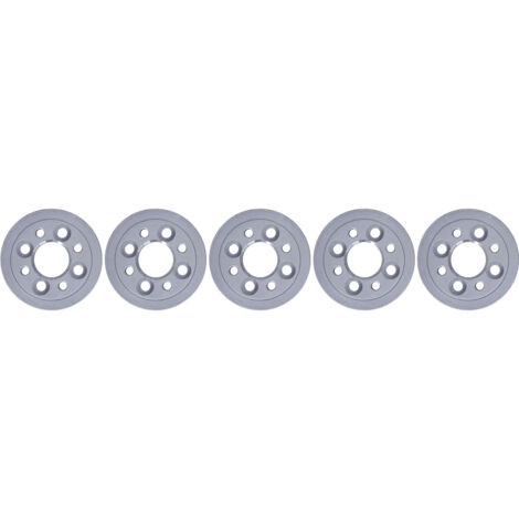 5 Pièces Poulie Courroie Crantée 14mm Alésage Roue Synchrone HTD pour Équipements CNC Laser Machines Industrielles