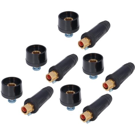 5 Pièces Raccords de Soudage Rapide en Laiton et Caoutchouc pour Poste à Souder Européen