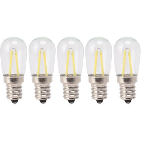 5 pièces réfrigérateur lampe ampoule basse température faible consommation d'énergie E12 LED réfrigérateur ampoule 120V lumière blanche