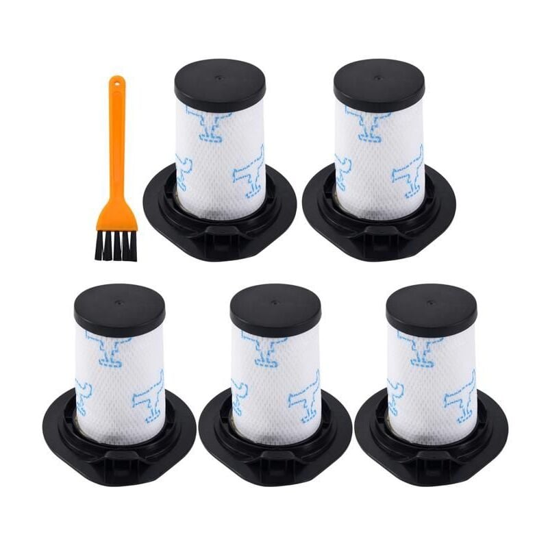 Forehill - 5 PièCes SéRies Filtres pour Rowenta Air Force 460 All en One RH92Xx et Air Force Flex 560 RH94Xx Aspirateur, PièCes ZR009002