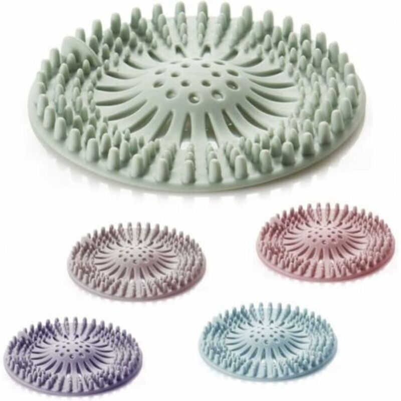 Image of 5 Pieces Shower Drain Covers, Silicone&hellip;