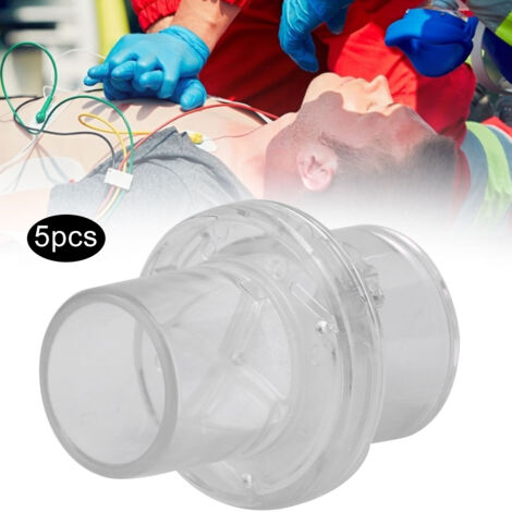 5 pièces Valve unidirectionnelle pour masque de réanimation bouche-à-bouche, outil de sauvetage CPR