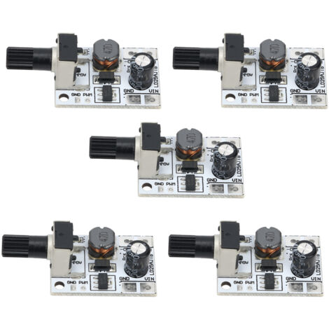 5 pièces variateur LED PWM DC 6‑24V 20W avec interrupteur et réglage de luminosité