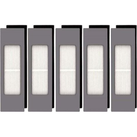 ANDYOU (5 piezas) Filtro HEPA para Ecovacs DEEBOT OZMO 920 950 T8 AIVI Max T9 T5 N5 N7 N8+ N8 Pro Plus DX55 DX93 DJ65 Robot Aspirador, Kit de Filtros para Robot Aspirador, Piezas de Repuesto 5 Filtros