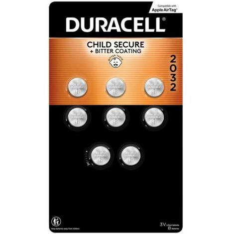 5 Pile bottone Duracell CR2032 3V Litio