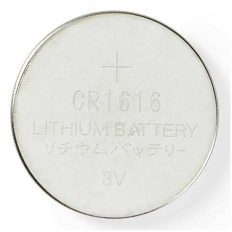 5 Piles Bouton Cr1616 3v Pour Horloges, Télécommandes, Appareils électroménagers Maxtech