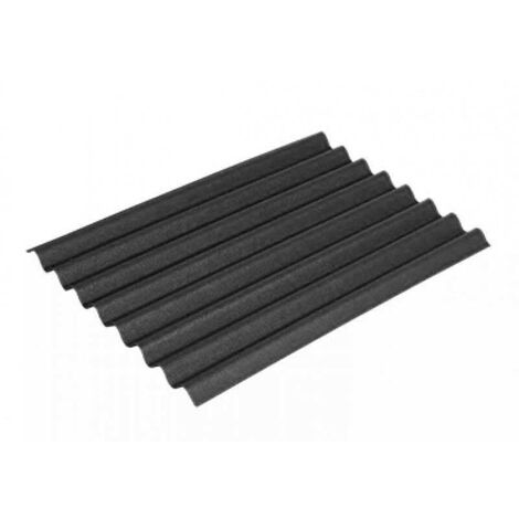 5 Placas asfálticas EASYLINE - 100x76 cm - Color Negro