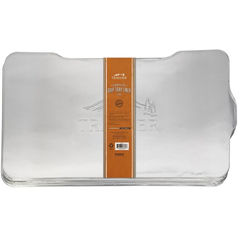 Traeger - 5 Plaques Aluminium De Récupération De Graisses Ironwood 885