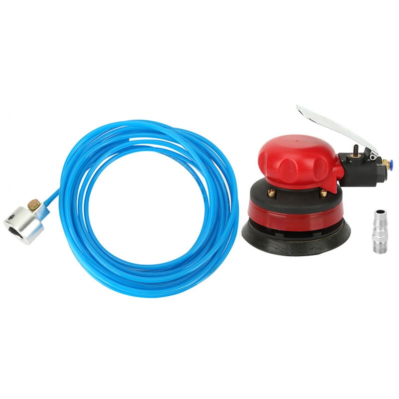 Image of Eosnow 5" pneumatischer Polierer, Luft-Wasser-Schleifmaschine, 1/4" Einlass-Schleifmaschinen-Kit