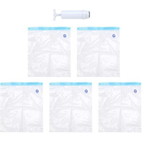 5 Pochettes de Conservation pour Filament d'Imprimante 3D, Sacs de Stockage Sous Vide avec Pompe Manuelle