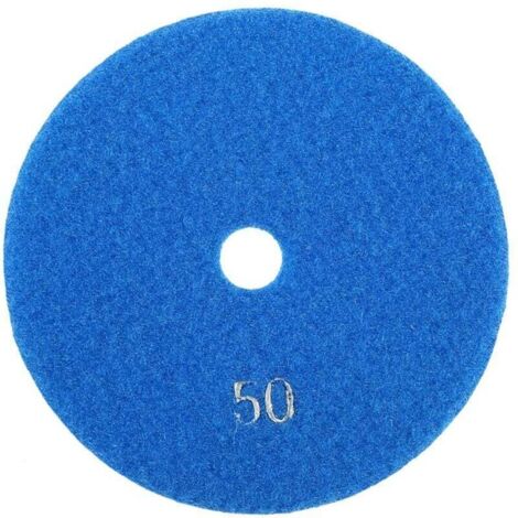 5 ''pouces 125mm disques de meulage tampons de polissage diamant humide ponçage roues de papier de verre pour granit béton marbre (50)