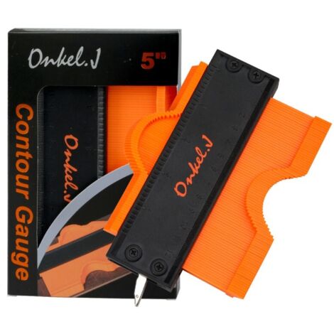 5 pouces verrouillable double échelle élargissement Contour contour forme duplicateur jauge facile aspiration magnétique 1 pc